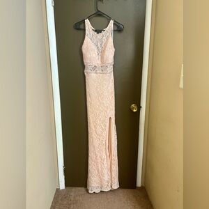 Baby Pink Sparkly Dress